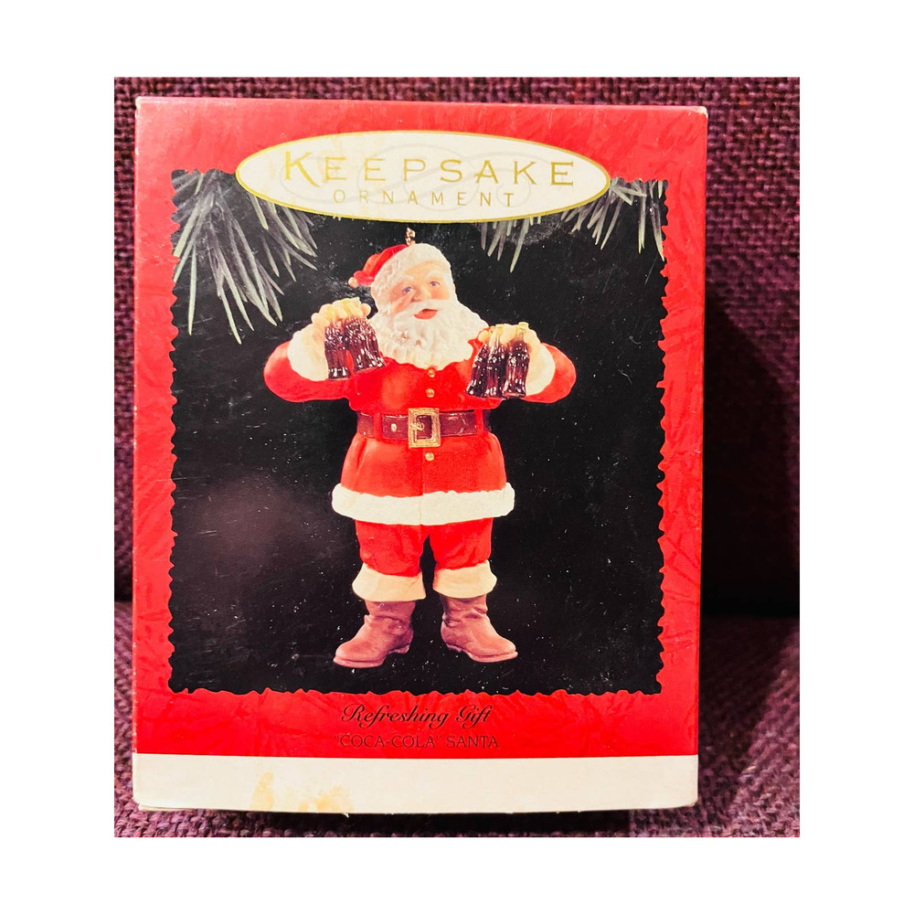 Hallmark Refreshing gift  Coca-Cola, Santa